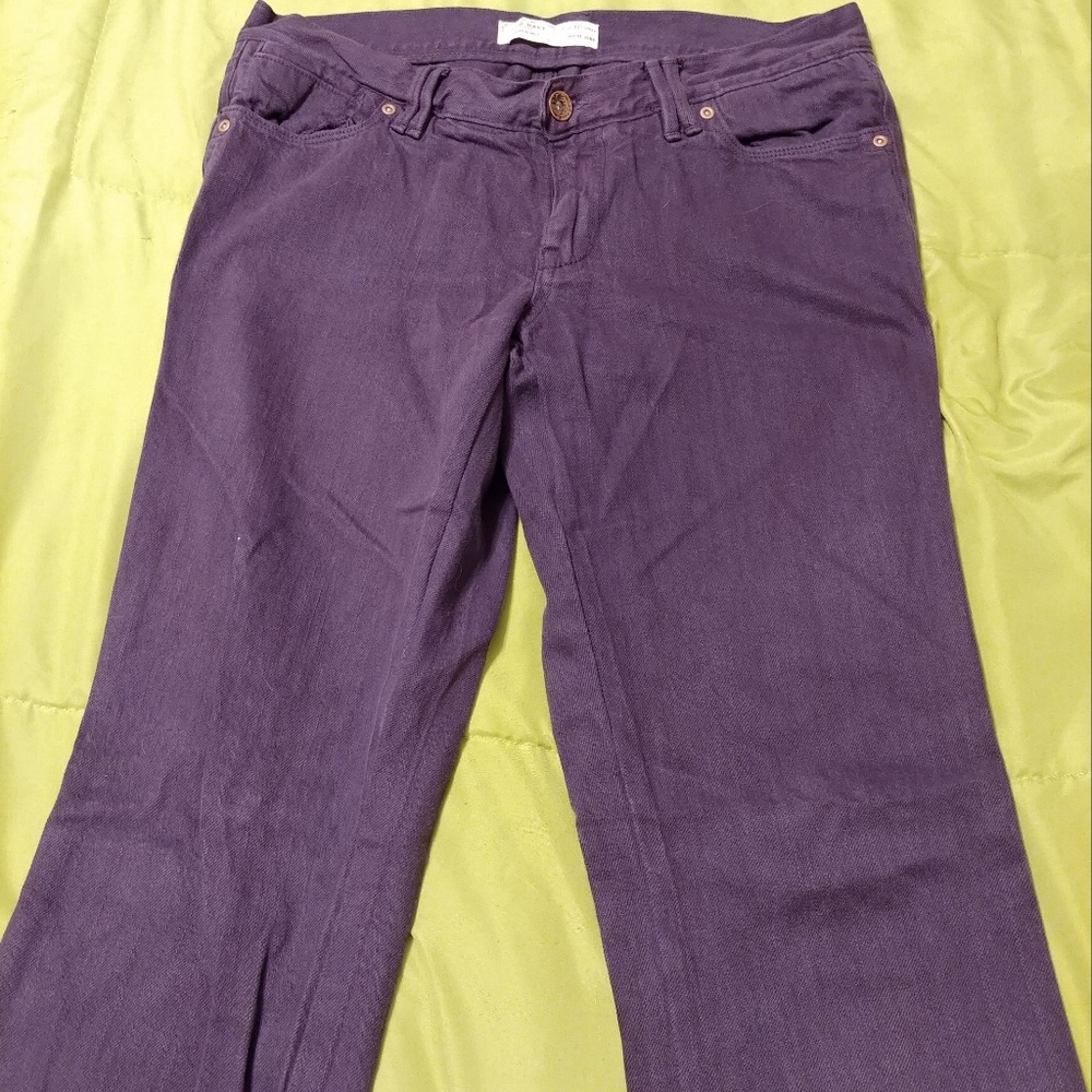 LIKE NEW Dark purple Old Navy boot cut jeans